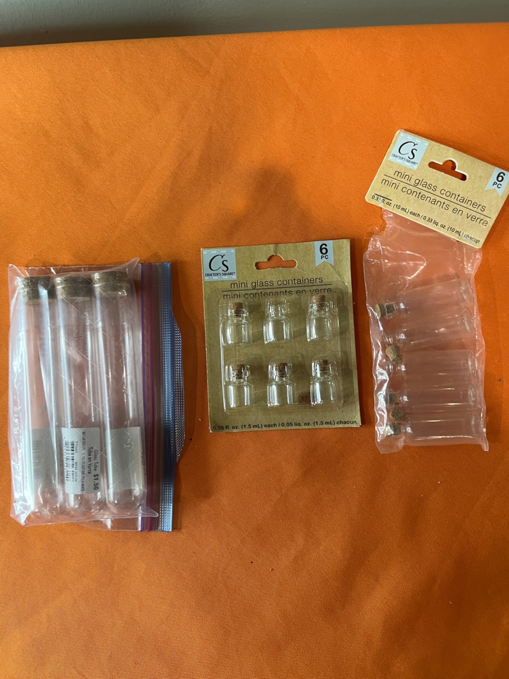 14 piece Potion glass bottles for Halloween
